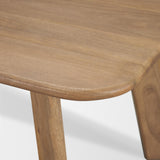 Mercana Welborn 72" Light Brown Wood Rectangular Dining Table