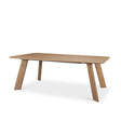 Mercana Welborn 84" Light Brown Wood Rectangular Dining Table