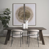 Mercana Welborn 72" Dark Brown Wood Rectangular Dining Table