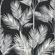 York Wallcoverings King Palm Silhouette Blue Wallpaper