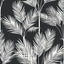 York Wallcoverings King Palm Silhouette Blue Wallpaper