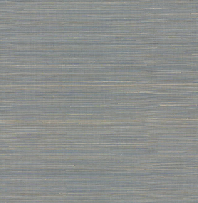 Ronald Redding Designs Abaca Weave Blue Wallpaper