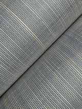 Ronald Redding Designs Abaca Weave Blue Wallpaper