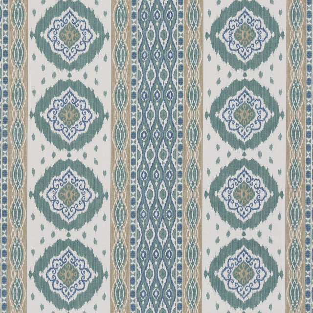 G P & J Baker CROSBY AQUA Fabric