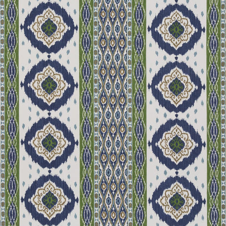 G P & J Baker CROSBY BLUE/GREEN Fabric