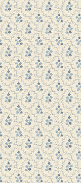 G P & J Baker POSY BLUE Wallpaper