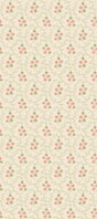 G P & J Baker POSY GREEN/RED Wallpaper
