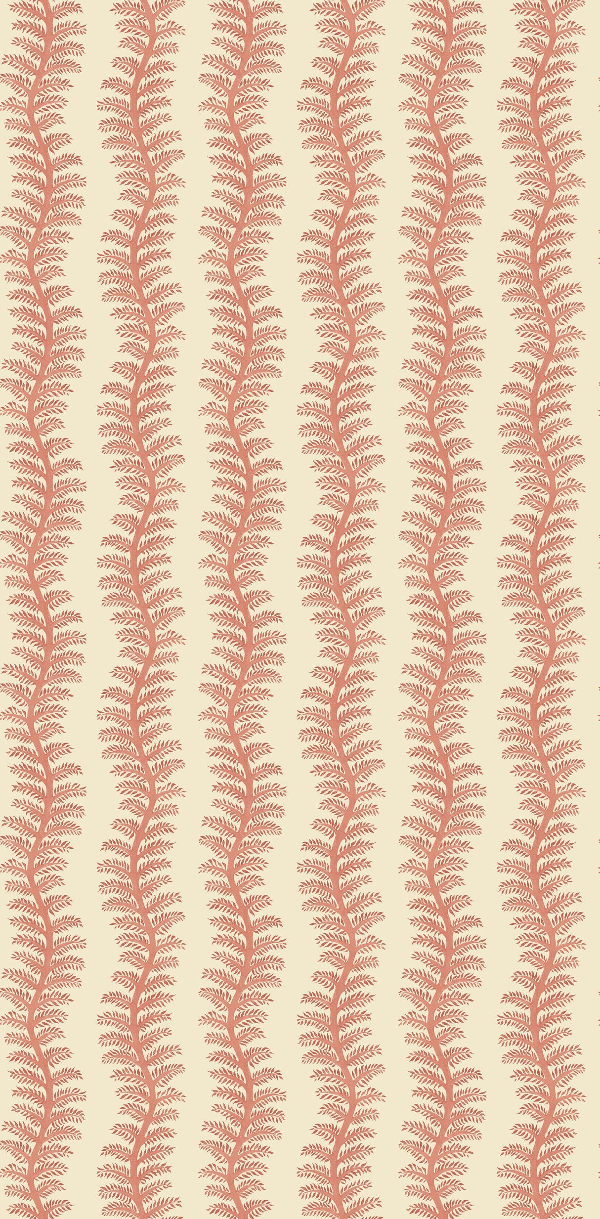 G P & J Baker TETBURY STRIPE SOFT RED Wallpaper
