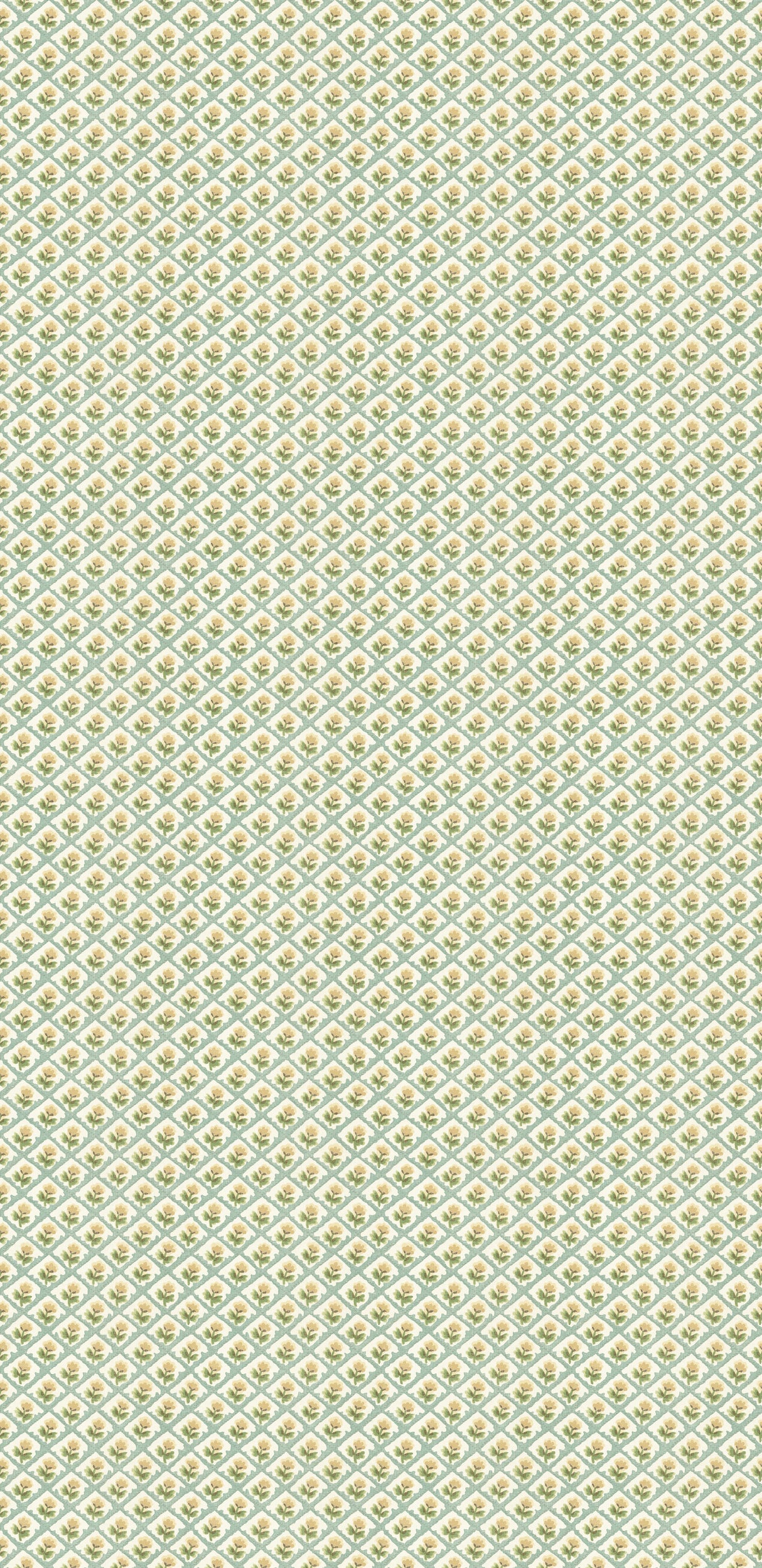 G P & J Baker PENNY AQUA Wallpaper