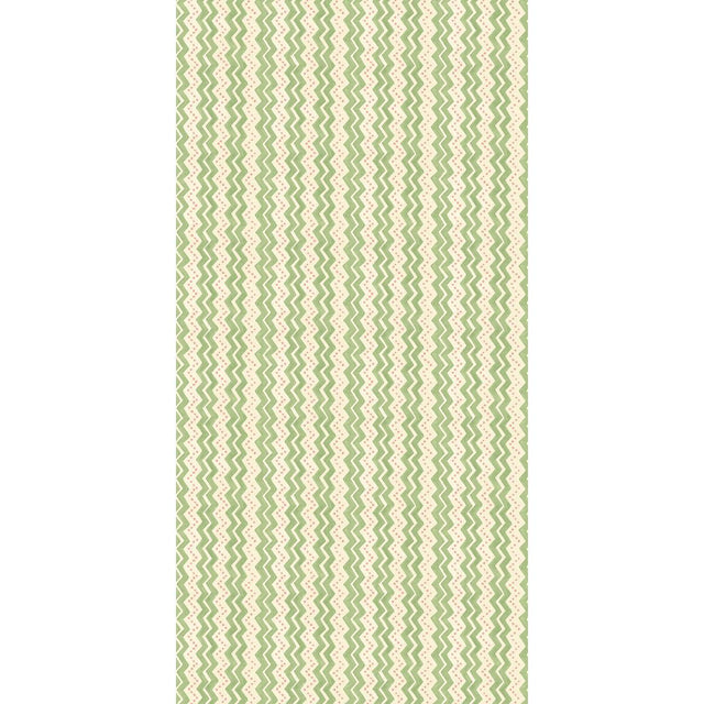 G P & J Baker ZIGGY GREEN Wallpaper