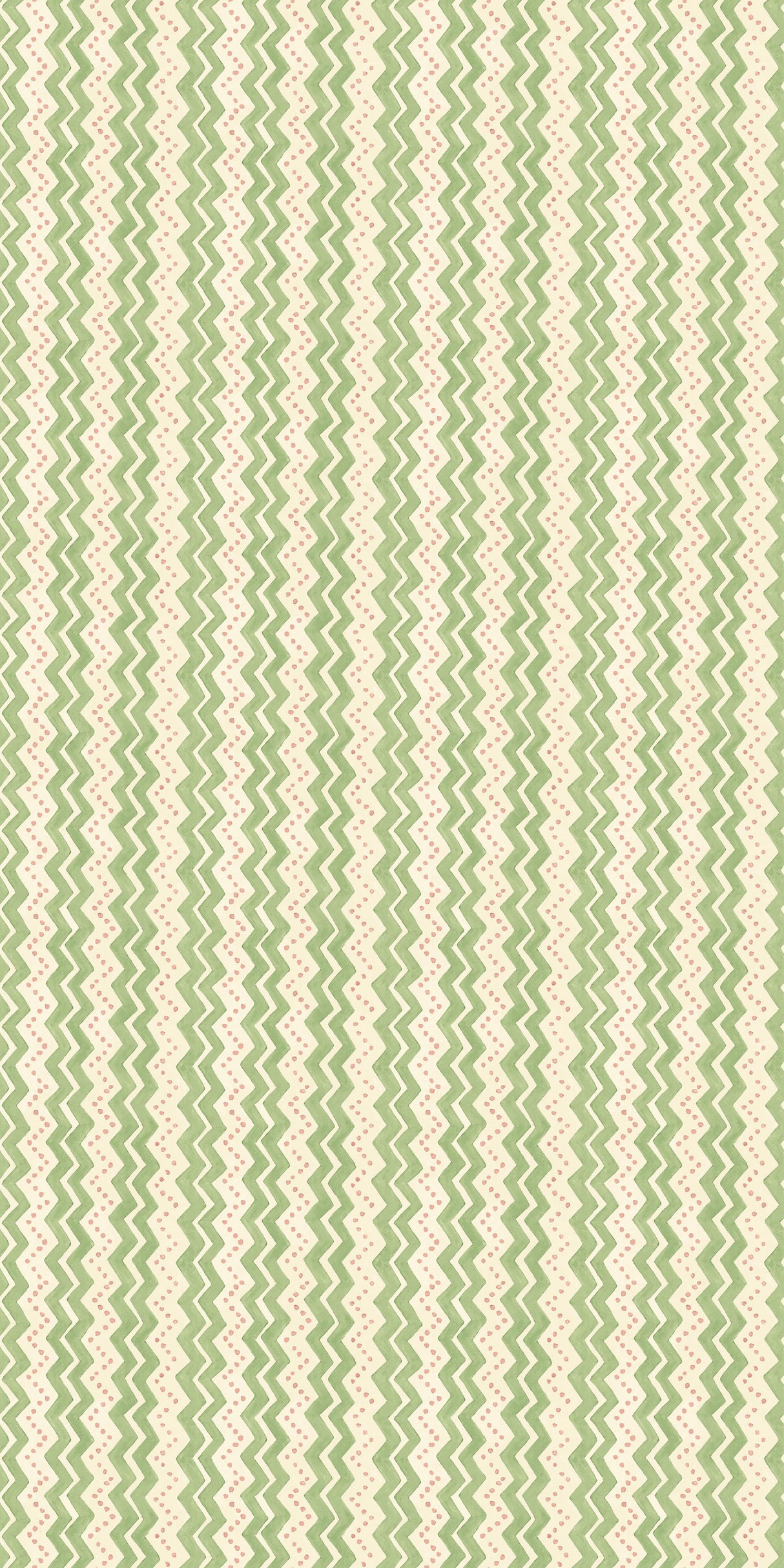 G P & J Baker ZIGGY GREEN Wallpaper
