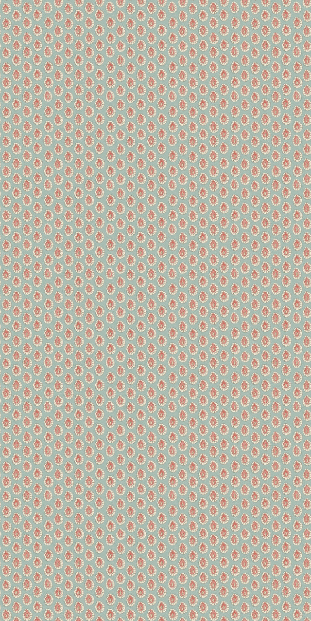 G P & J Baker DOTTY AQUA Wallpaper