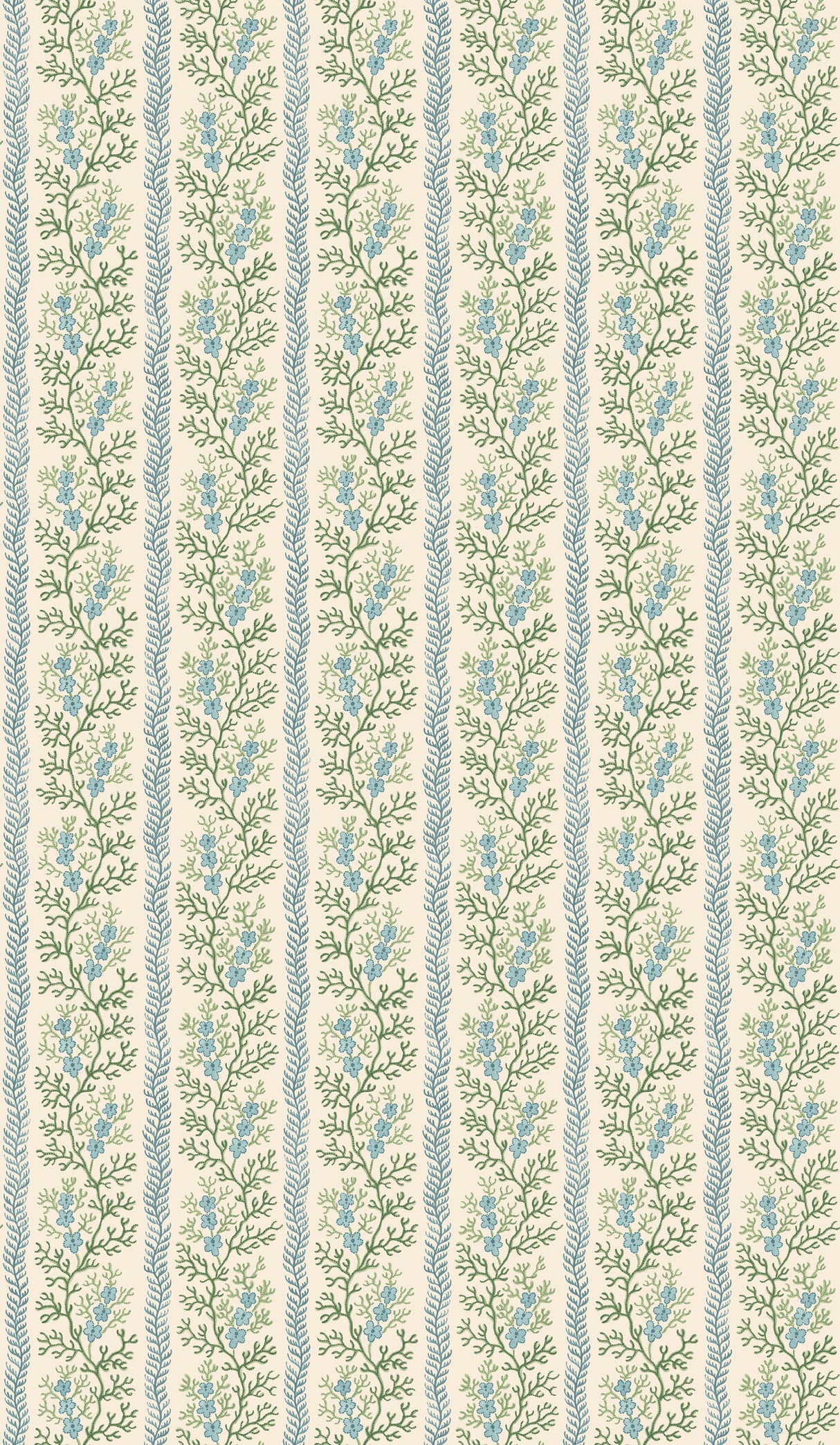 G P & J Baker SYMINGTON BLUE Wallpaper