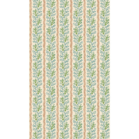 G P & J Baker SYMINGTON TEAL/RED Wallpaper