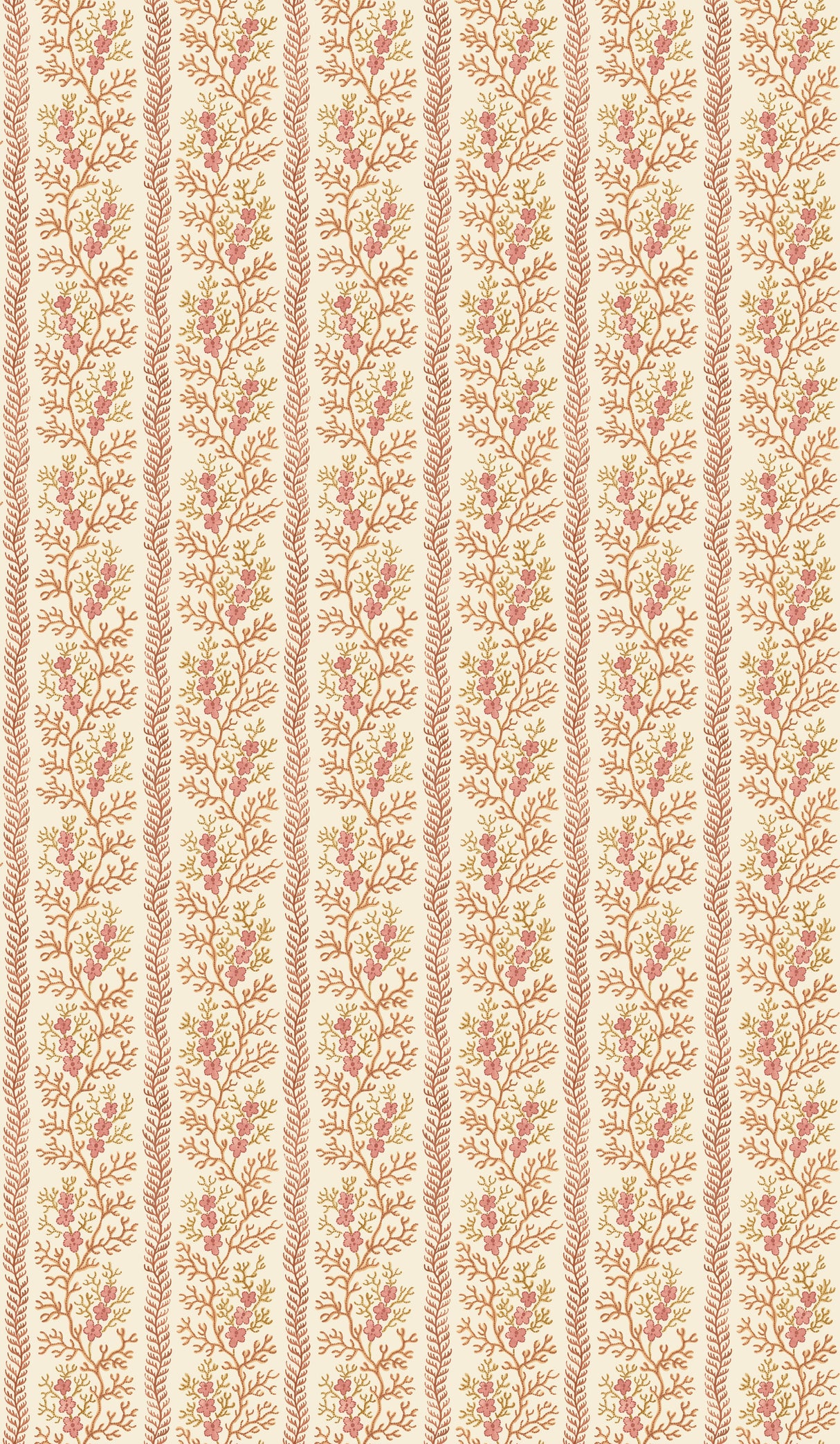 G P & J Baker SYMINGTON SOFT RED Wallpaper