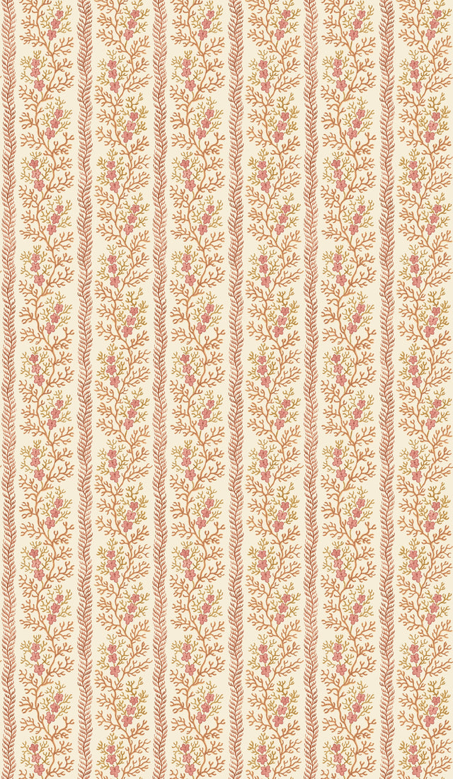 G P & J Baker SYMINGTON SOFT RED Wallpaper