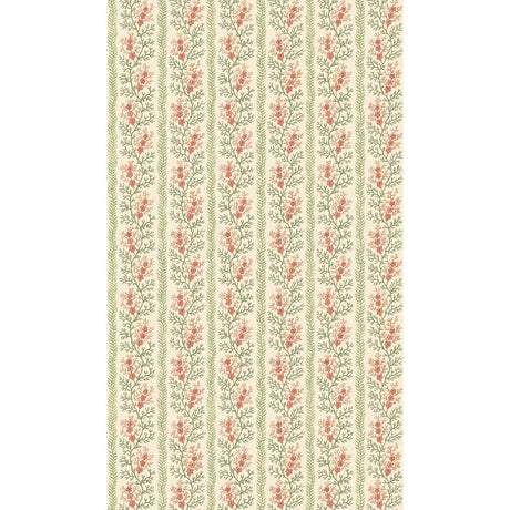 G P & J Baker SYMINGTON GREEN/RED Wallpaper