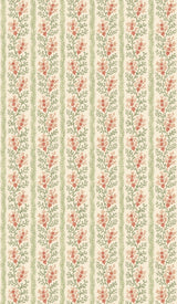 G P & J Baker SYMINGTON GREEN/RED Wallpaper