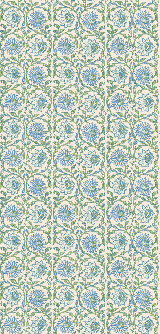G P & J Baker CECILY BLUE/GREEN Wallpaper