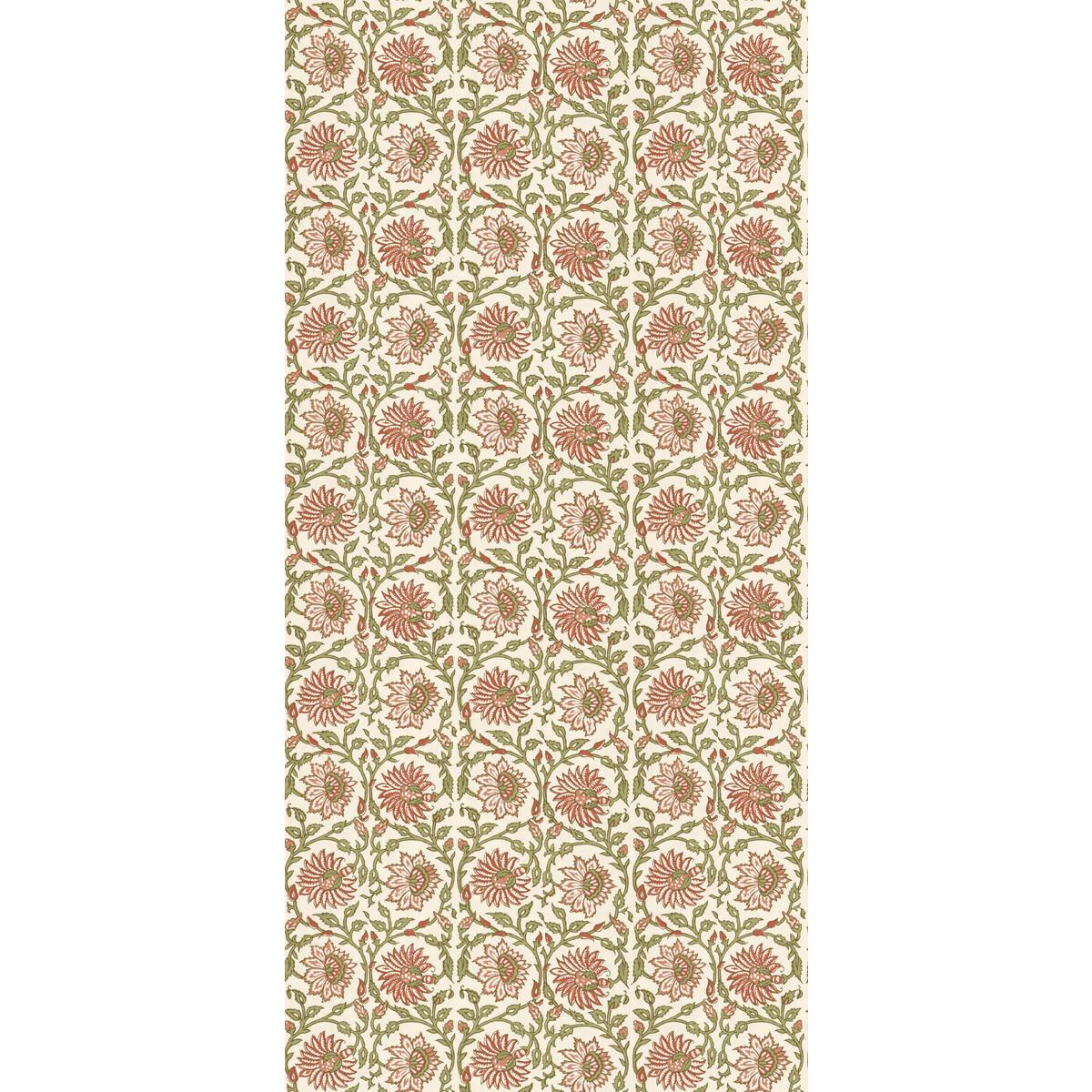 G P & J Baker CECILY RED/GREEN Wallpaper