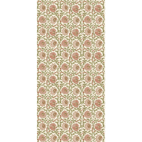 G P & J Baker CECILY RED/GREEN Wallpaper