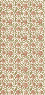 G P & J Baker CECILY RED/GREEN Wallpaper