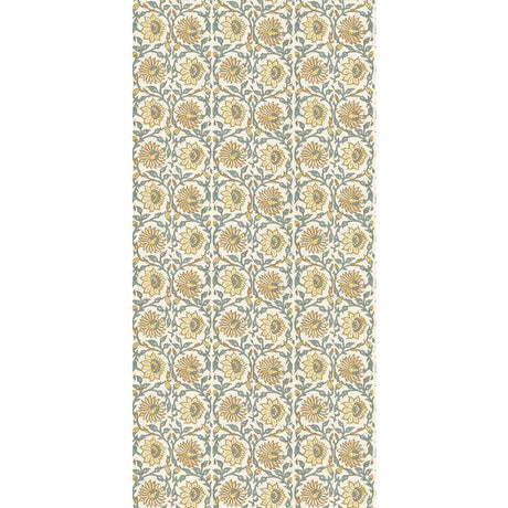 G P & J Baker CECILY OCHRE/TEAL Wallpaper