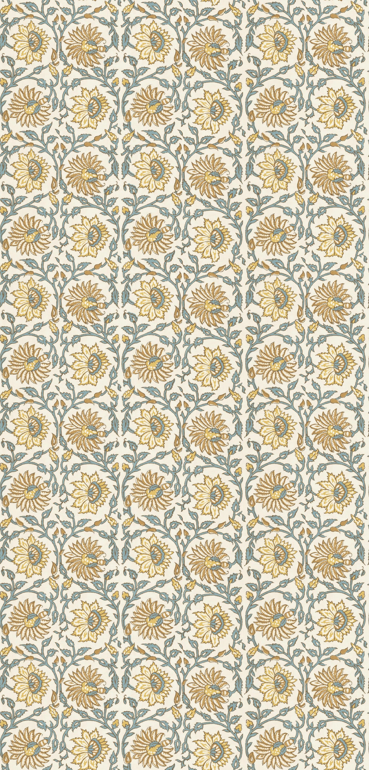 G P & J Baker CECILY OCHRE/TEAL Wallpaper
