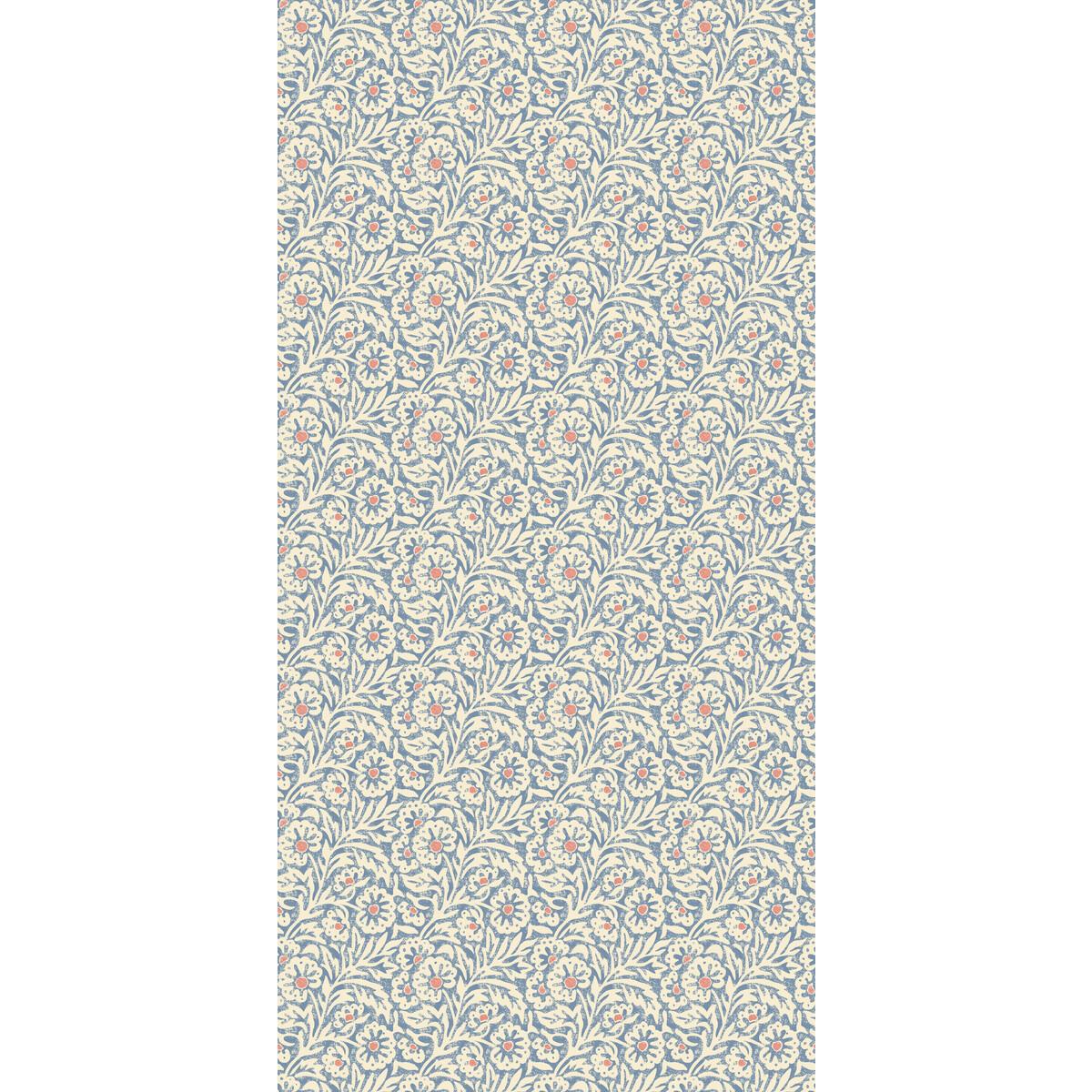 G P & J Baker FLOWER PATCH BLUE Wallpaper