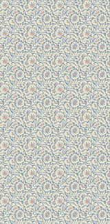 G P & J Baker FLOWER PATCH BLUE Wallpaper