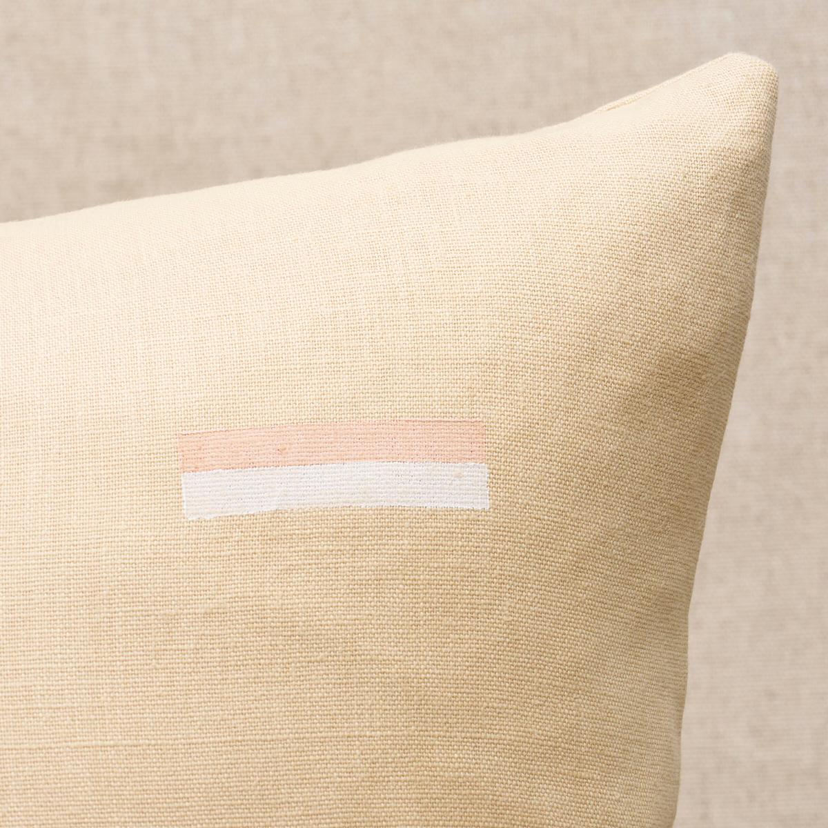 Schumacher Sand 22" x 22" Icehouse Pillow