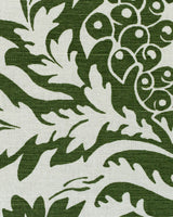 Lee Jofa DAMASK WP DARK GREEN Wallpaper