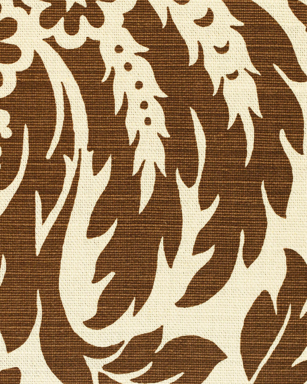 Lee Jofa DAMASK WP BROWN Wallpaper
