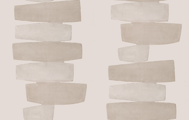 Kravet STACKED WP FOG Wallpaper