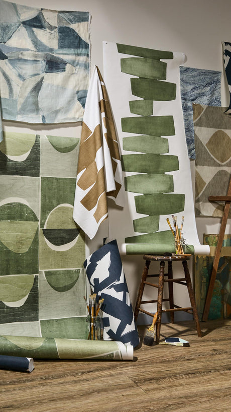 Kravet STACKED WP LEAF Wallpaper