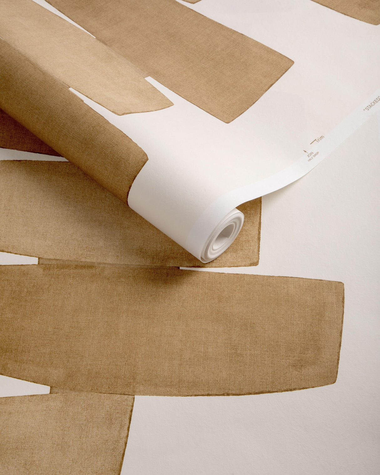 Kravet STACKED WP SAFFRON Wallpaper