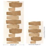 Kravet STACKED WP SAFFRON Wallpaper