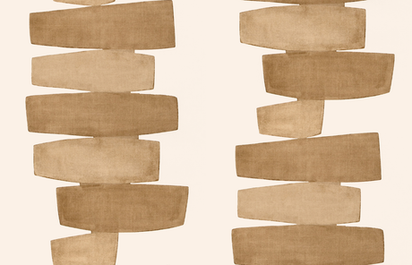 Kravet STACKED WP SAFFRON Wallpaper