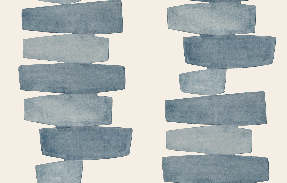 Kravet STACKED WP SLATE Wallpaper