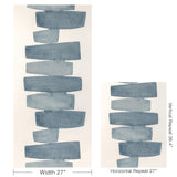 Kravet STACKED WP SLATE Wallpaper