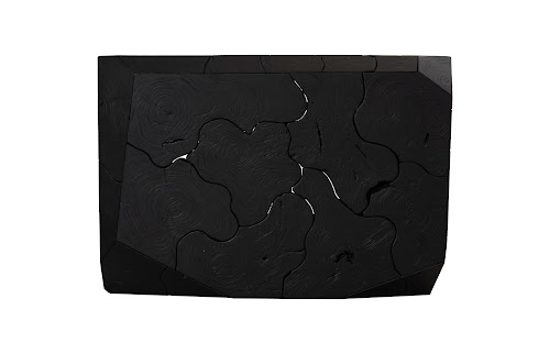 Phillips Collection Prism Black Finish Coffee Table