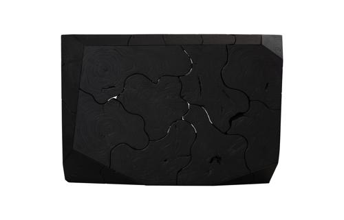 Phillips Collection Prism Black Finish Coffee Table