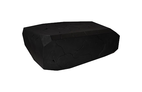 Phillips Collection Prism Black Finish Coffee Table