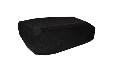 Phillips Collection Prism Black Finish Coffee Table