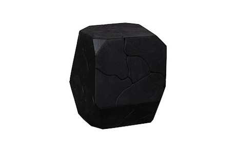 Phillips Collection Prism Black Finish Side Table