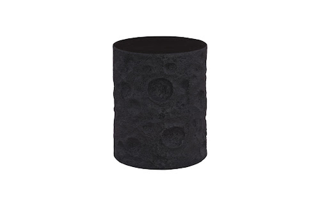 Phillips Collection Crater Black Stone Side Table