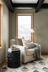 Phillips Collection Crater Black Stone Side Table