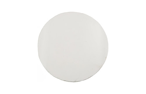 Phillips Collection Crater White Stone Side Table