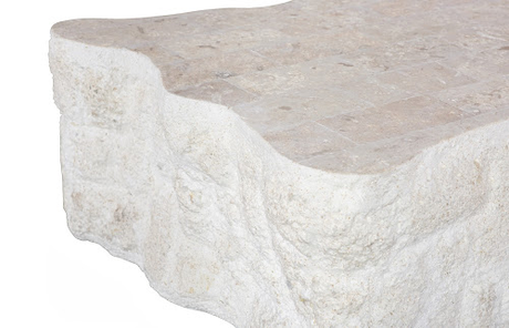 Phillips Collection Mactan Beige Coffee Table