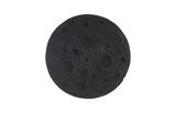 Phillips Collection Crater , 22" Black Stone Wall Art